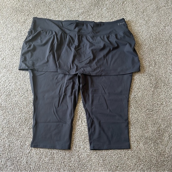 Women’s Petite Grey Zuda Skirt Leggings - Picture 1 of 4